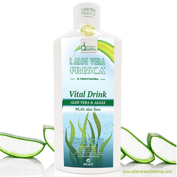 100% Aloe Vera - Gel para Beber, 500 ml - FutuNatura - VitalAbo Tienda  Online España