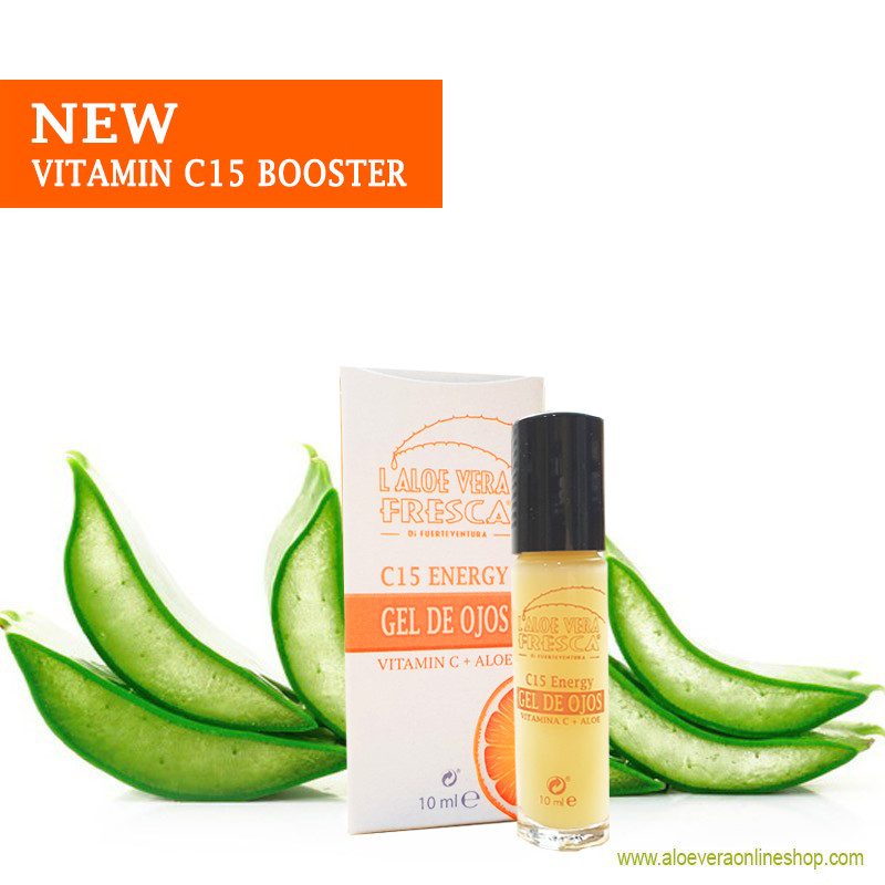 Aloe Vera Vitamin C15 Aloe Vera Eye Gel 10ml - Aloe Vera Fresca di  Fuerteventura 2B