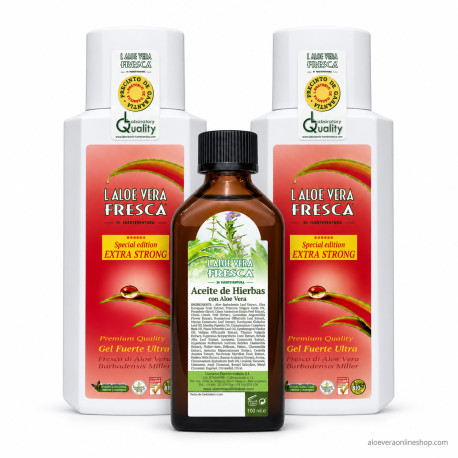 Set Aloe Vera Cuidado Corporal & Masaje - 1